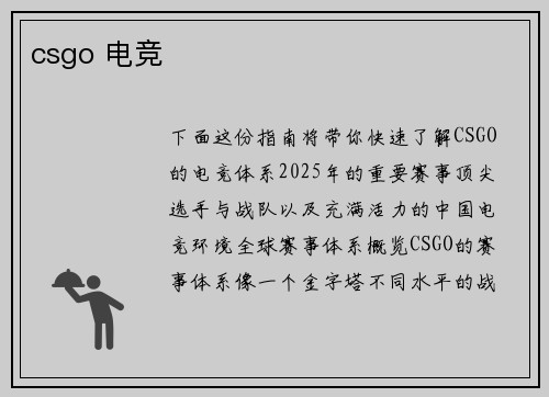 csgo 电竞